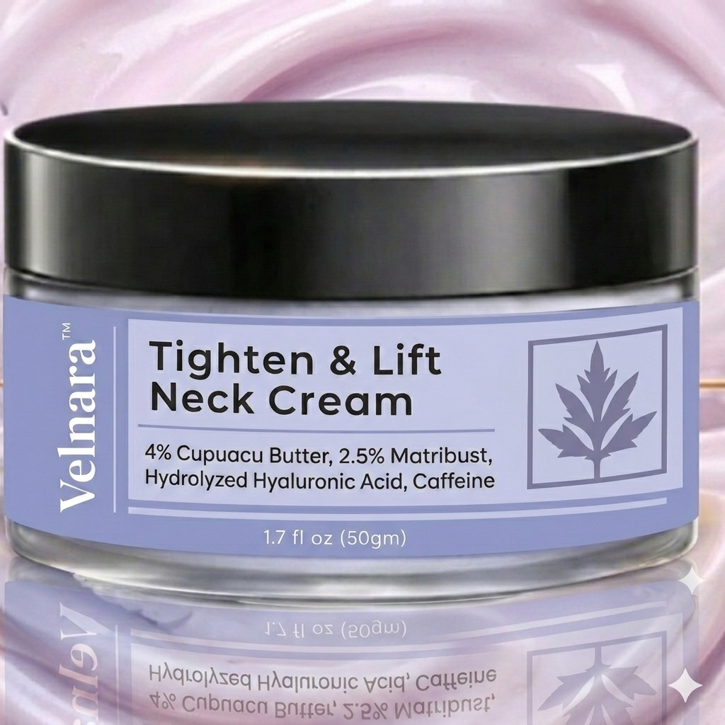 Velnara™Neck Cream – Lightens, Firms, and Smooths Fine Lines.