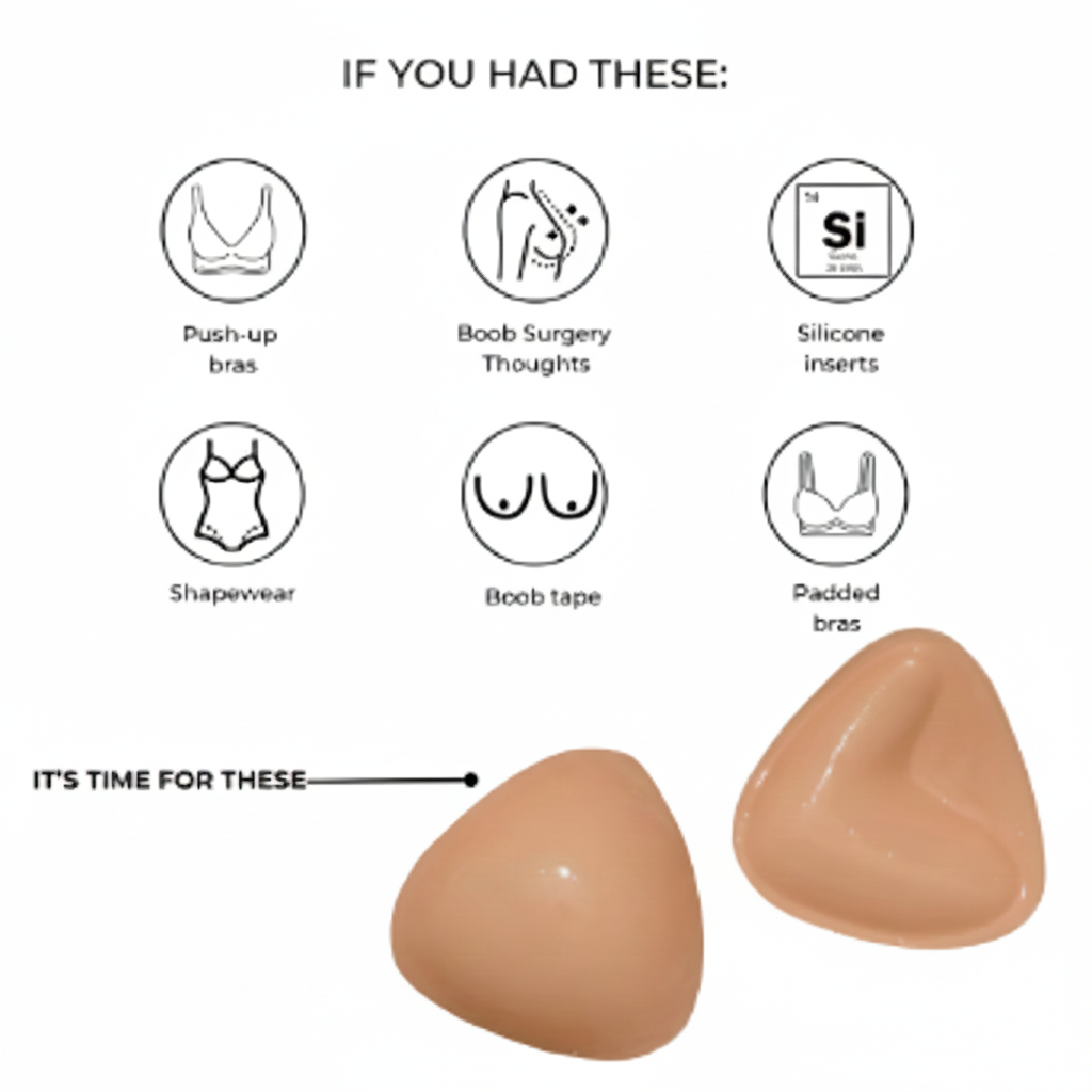 Boostelle™Double Sided  Sticky Bra