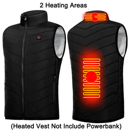 Unisex Winter USB Heated Jacket for Men and Women