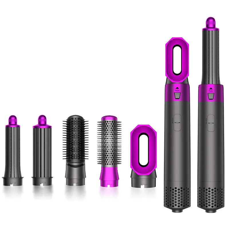 LuxeTress™5-in-1 Hot Air Brush and Curling Iron Styler