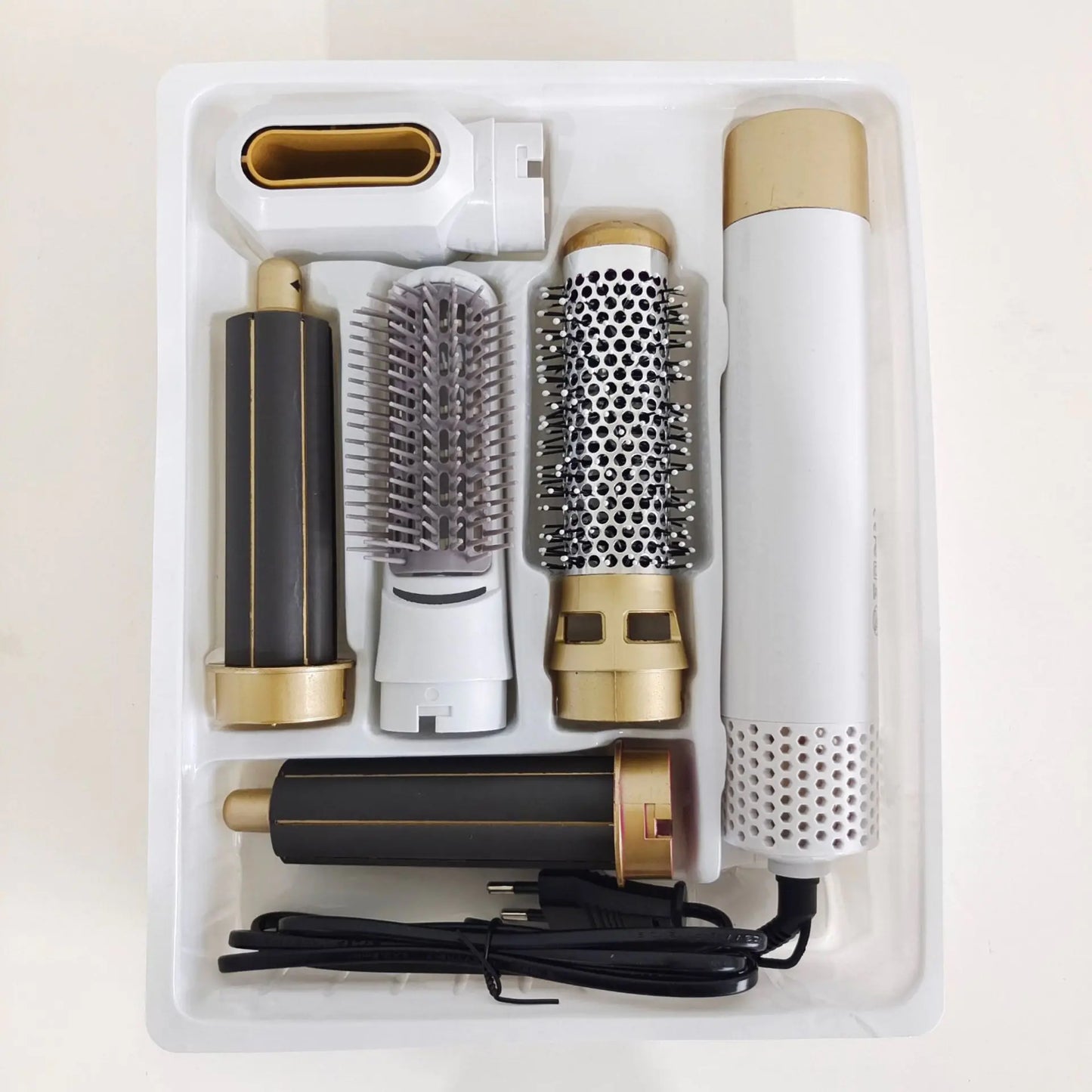 LuxeTress™5-in-1 Hot Air Brush and Curling Iron Styler