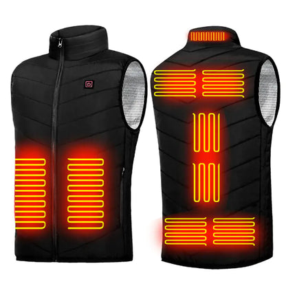 Unisex Winter USB Heated Jacket for Men and Women