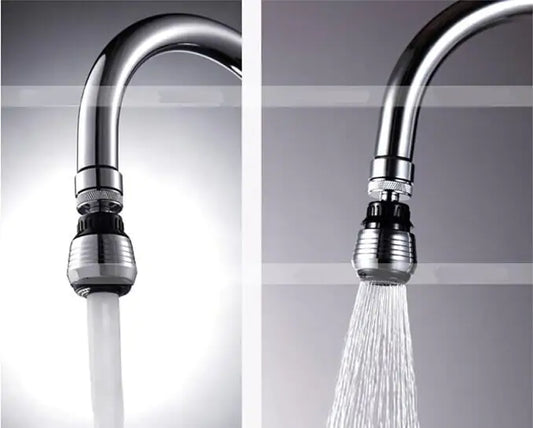 360-Degree Splash-Proof Plastic Kitchen Faucet Bubbler