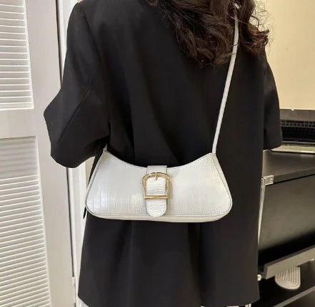 Versatile High-Quality Texture Messenger Shoulder Bag