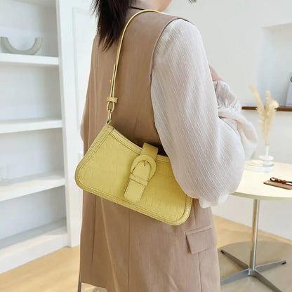 Versatile High-Quality Texture Messenger Shoulder Bag