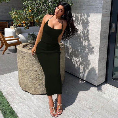 Slim Fit Tie-Back Tube Top with Skirt
