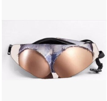 Novelty Fake Belly Waist Bag