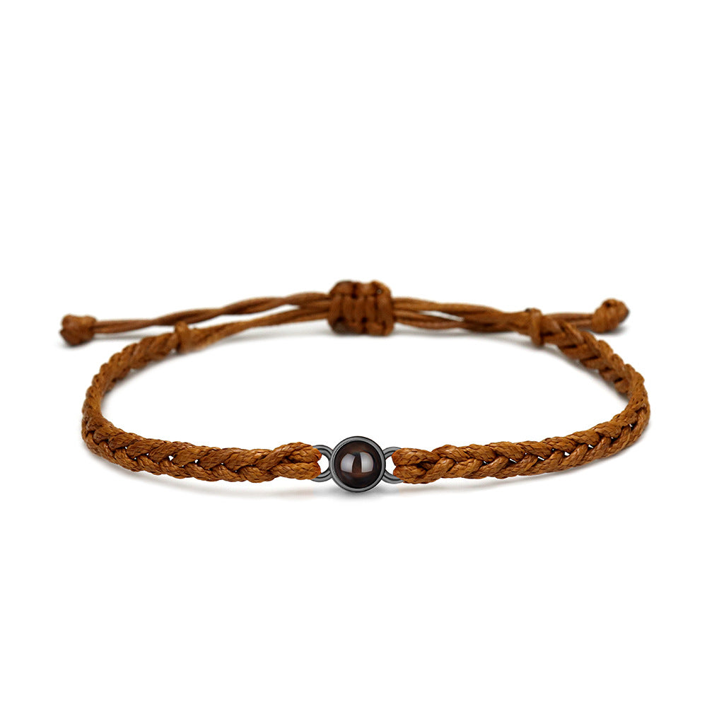 LoveOrbit™Personalized Circle Photo Bracelet