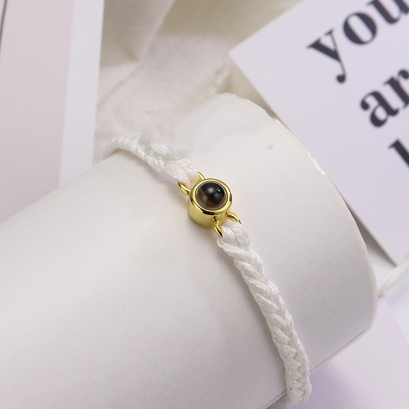 LoveOrbit™Personalized Circle Photo Bracelet