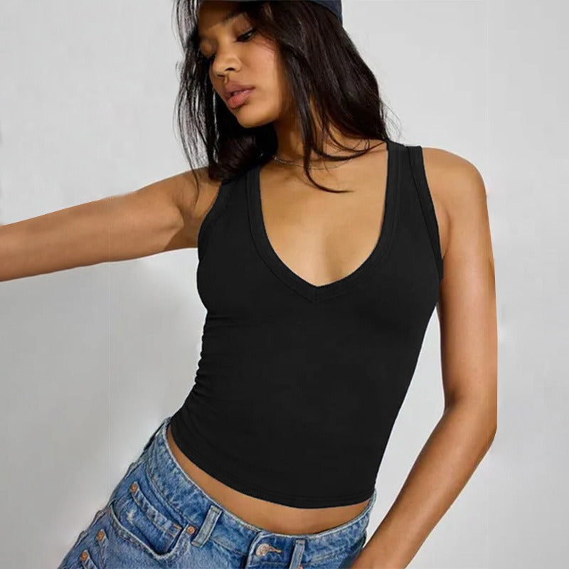 Women's Slim Fit Sleeveless Vest Top