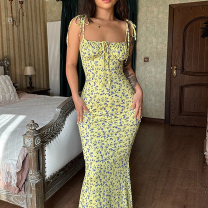 Verdant Vibe™Floral slim and sexy long dress