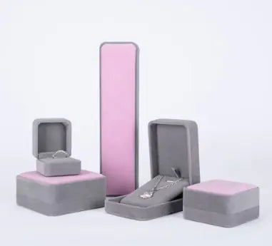 Velvet Jewelry Box for Accessories and Bracelets
