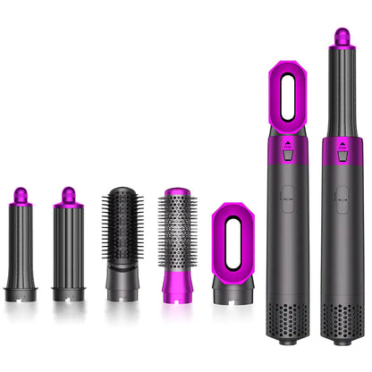 LuxeTress™5-in-1 Hot Air Brush and Curling Iron Styler