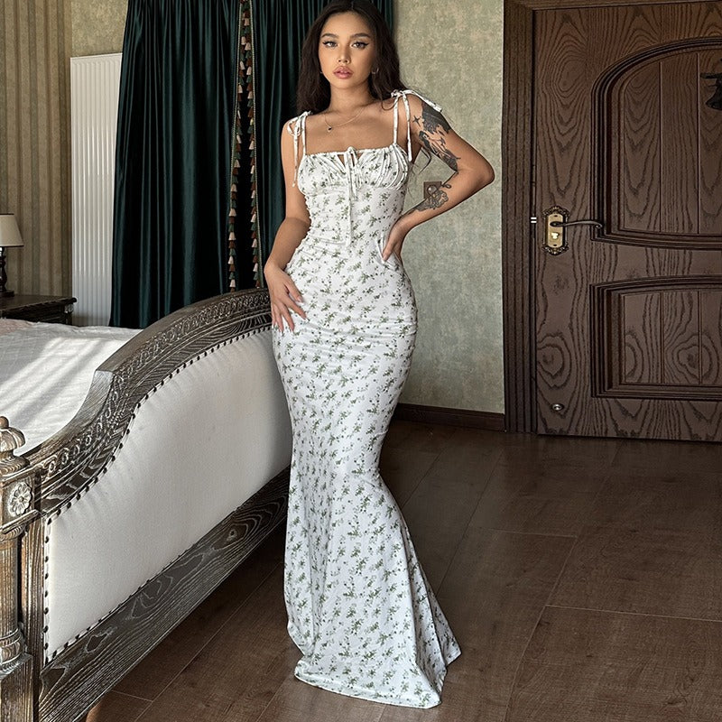 Verdant Vibe™Floral slim and sexy long dress