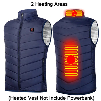 Unisex Winter USB Heated Jacket for Men and Women