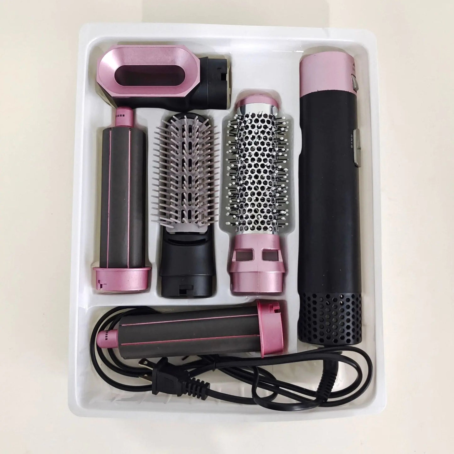 LuxeTress™5-in-1 Hot Air Brush and Curling Iron Styler