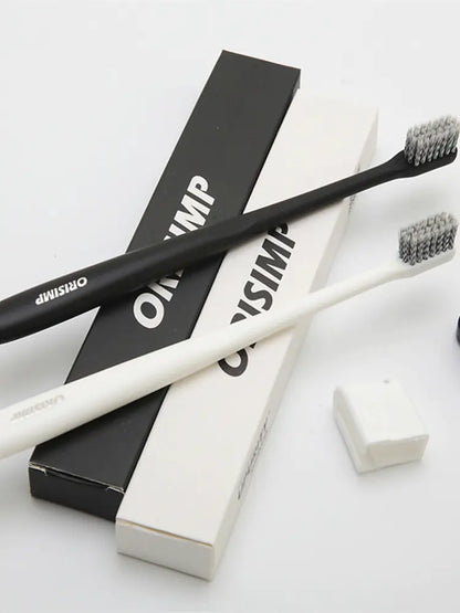 Japanese  Soft Bamboo Charcoal Couple Toothbrush