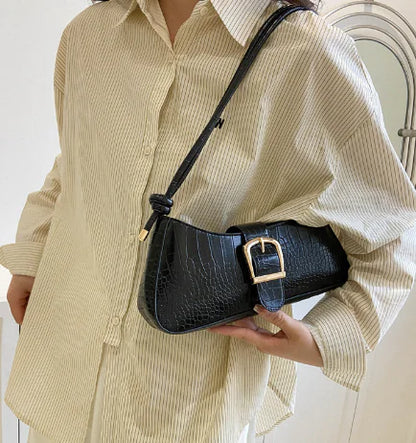 Versatile High-Quality Texture Messenger Shoulder Bag