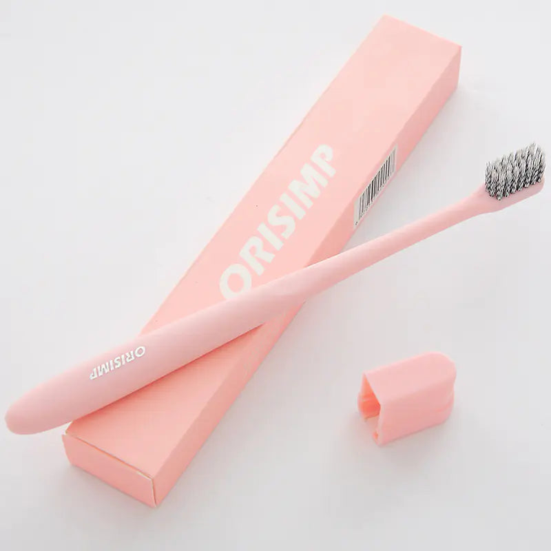 Japanese  Soft Bamboo Charcoal Couple Toothbrush