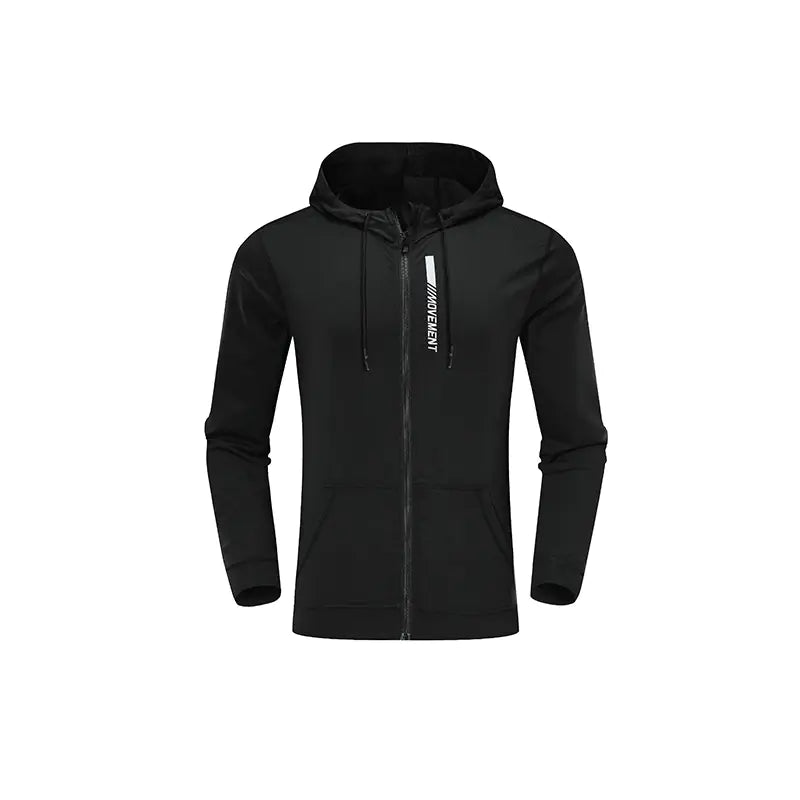 Men's Hooded Slim Fit Sports Jacket for Running