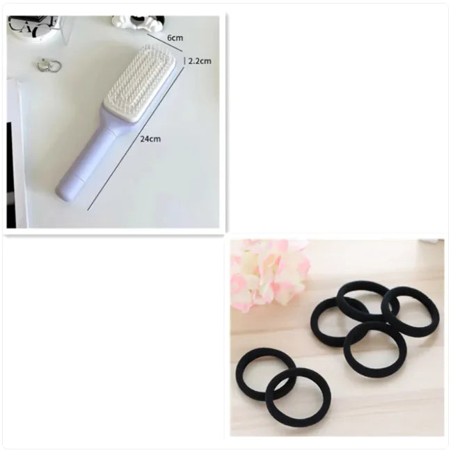 Self Cleaning Hair Brush 4 In 1